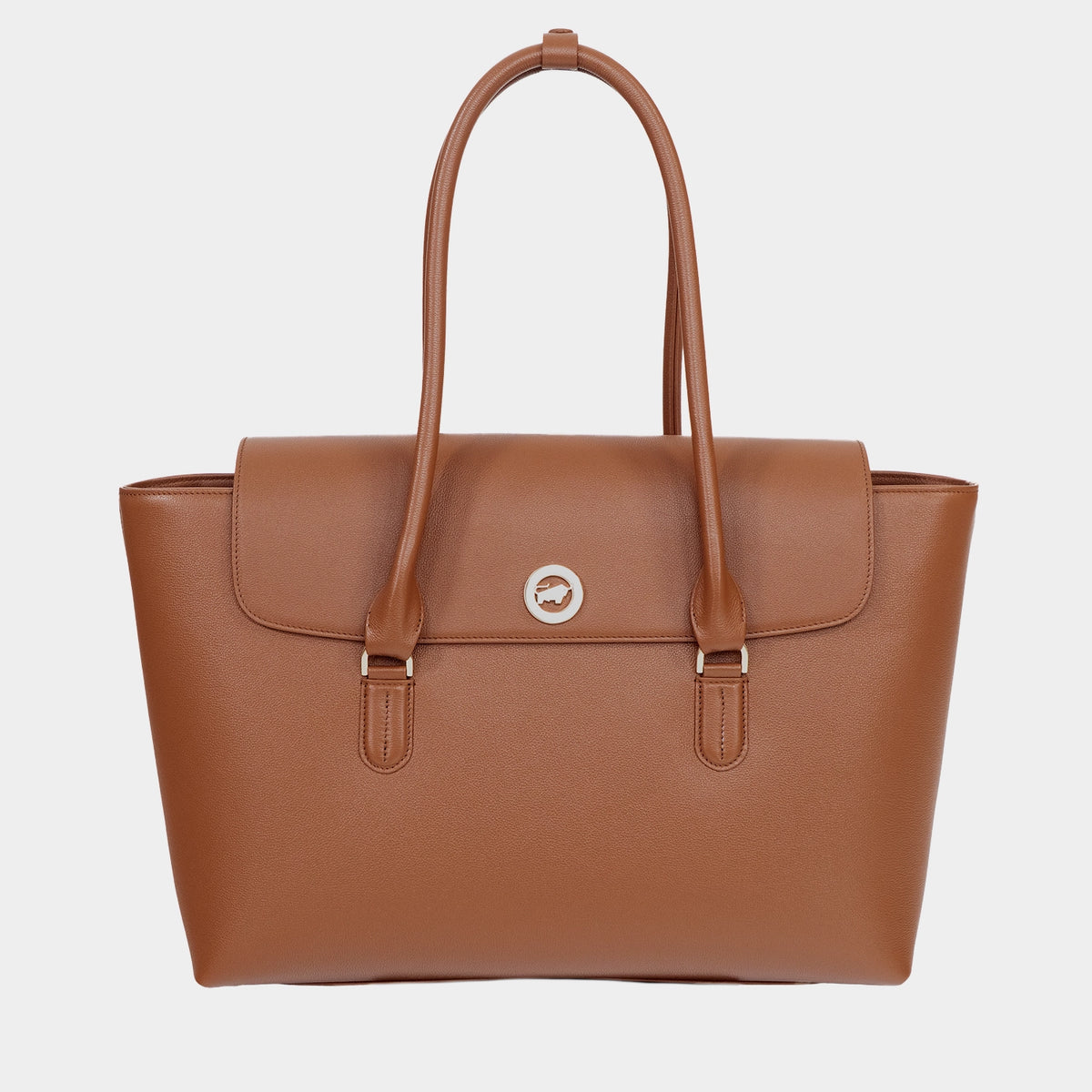 Frontansicht KAROLINE ICONIC Tote Large saddle