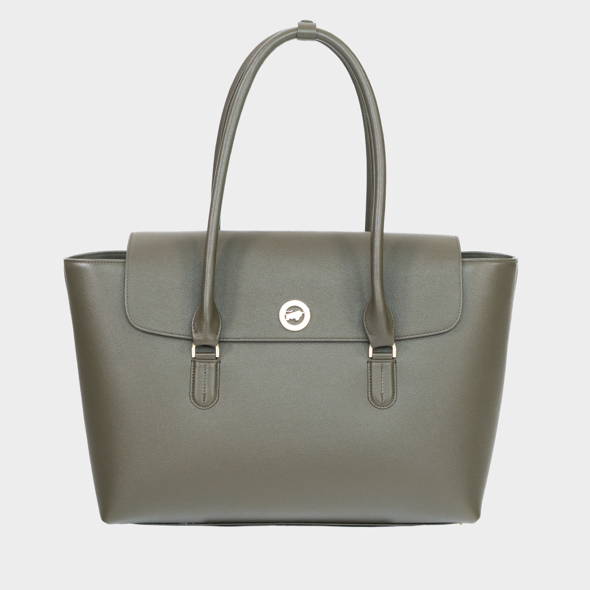Frontansicht KAROLINE ICONIC Tote Large olive