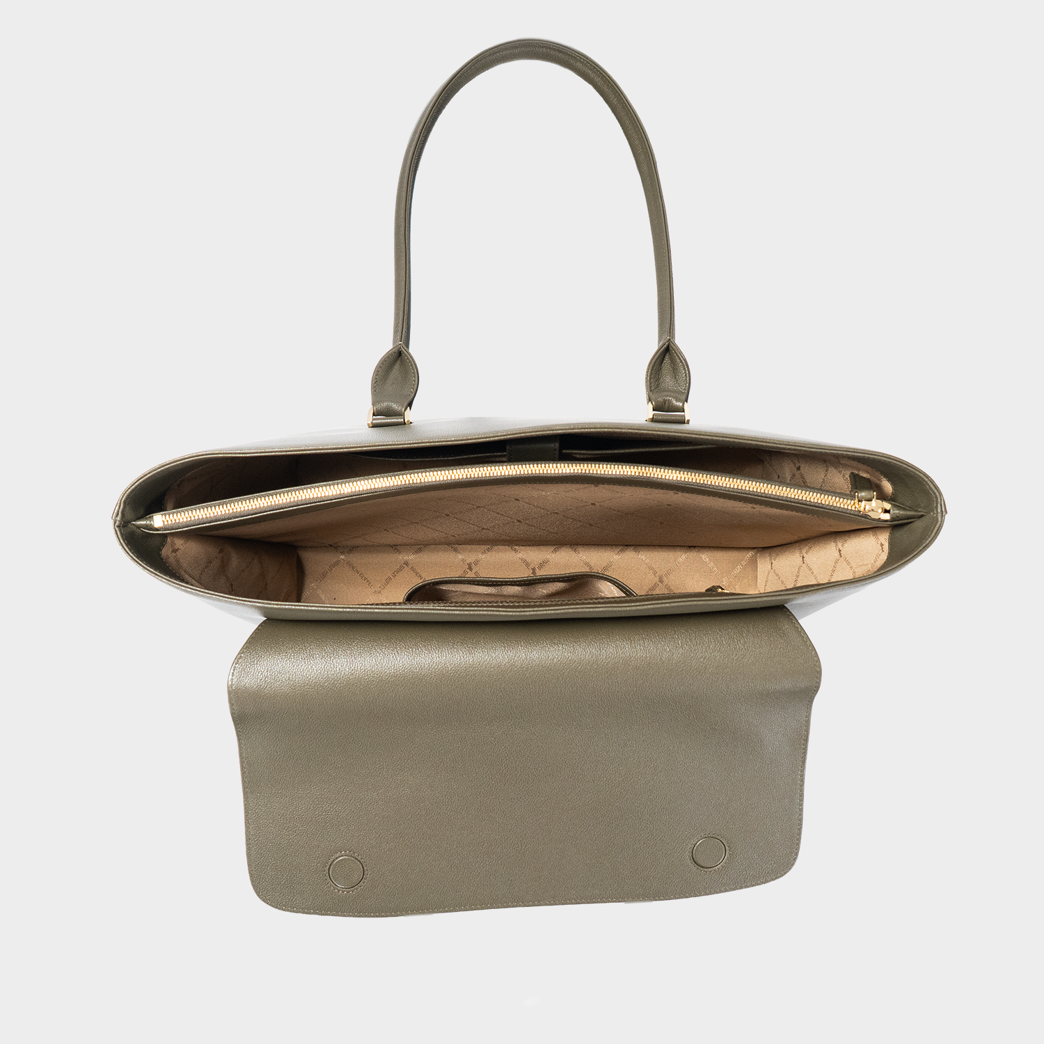 KAROLINE ICONIC Tote Large olive