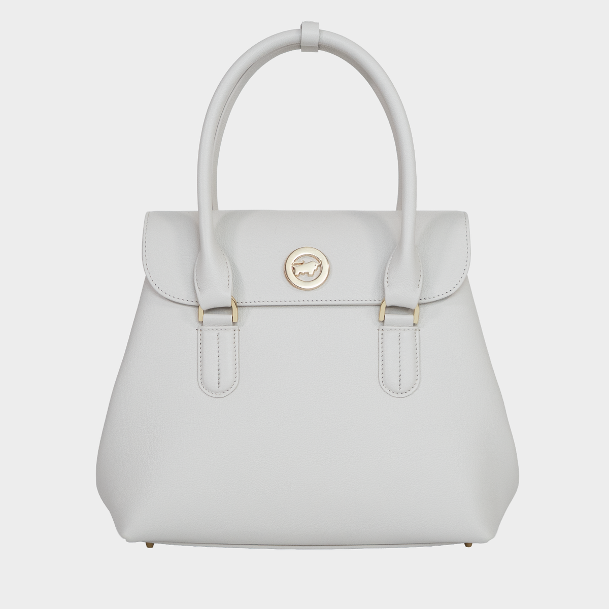 Frontansicht KAROLINE ICONIC Tote Small off white