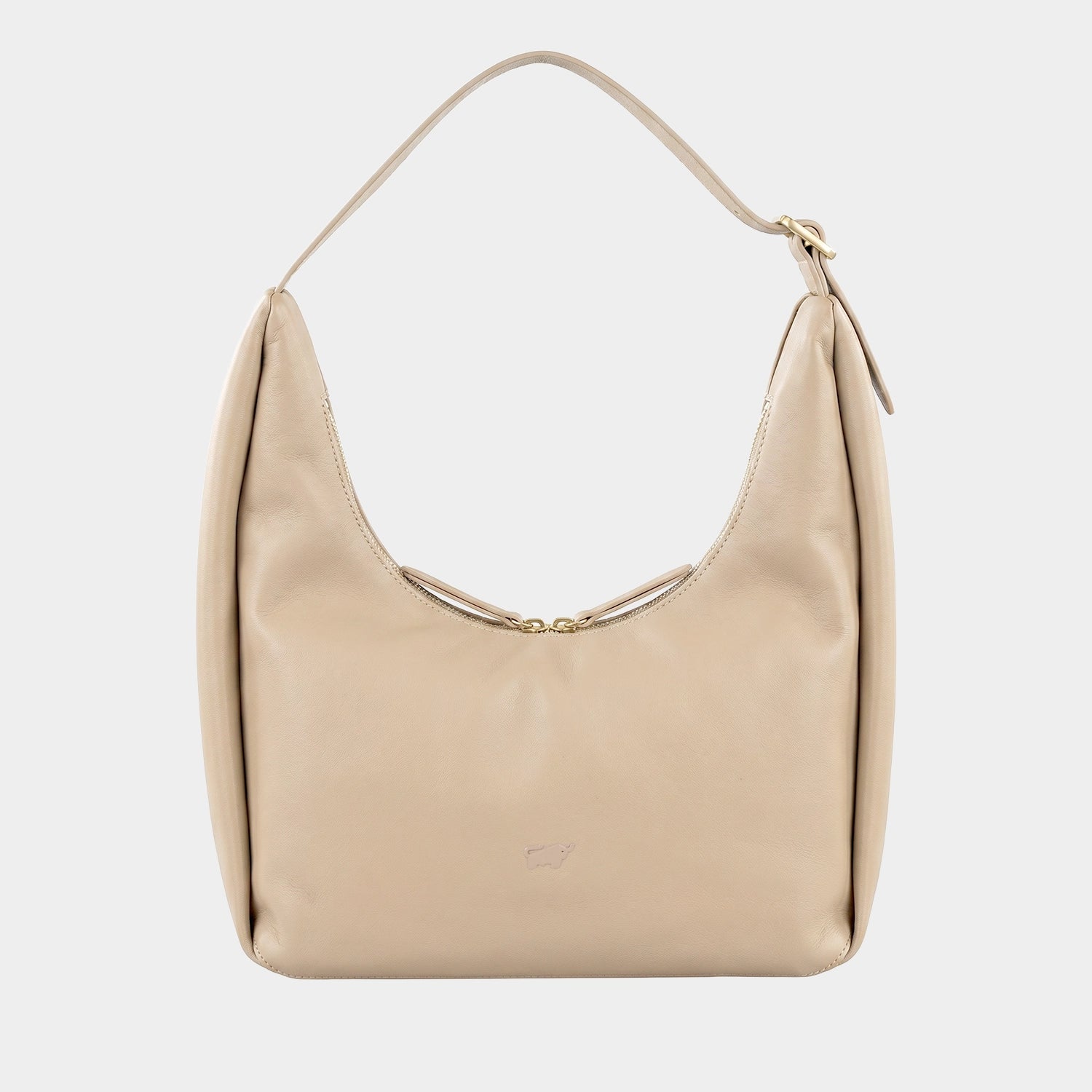 Frontansicht LOTTA Hobo Bag S sand