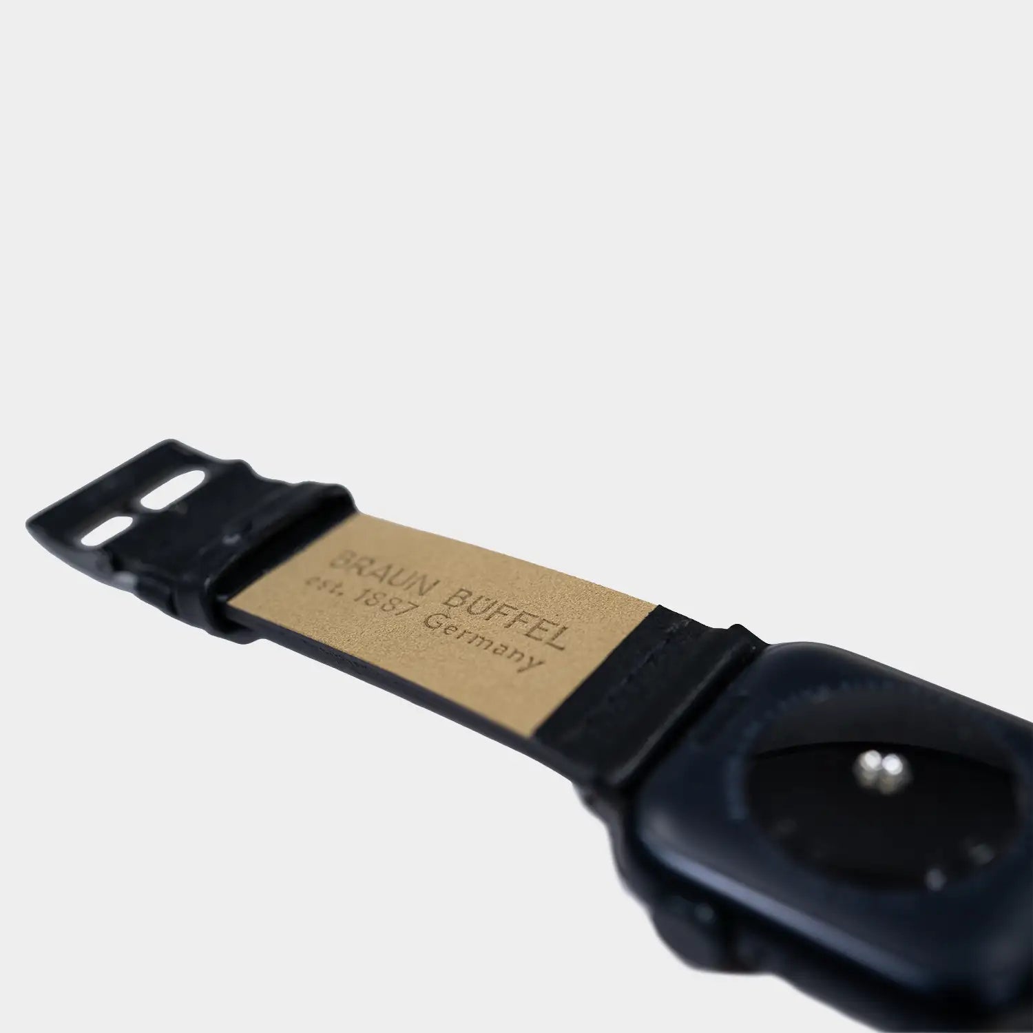 Rückansicht ARIZONA Armband für Apple Watch schwarz
