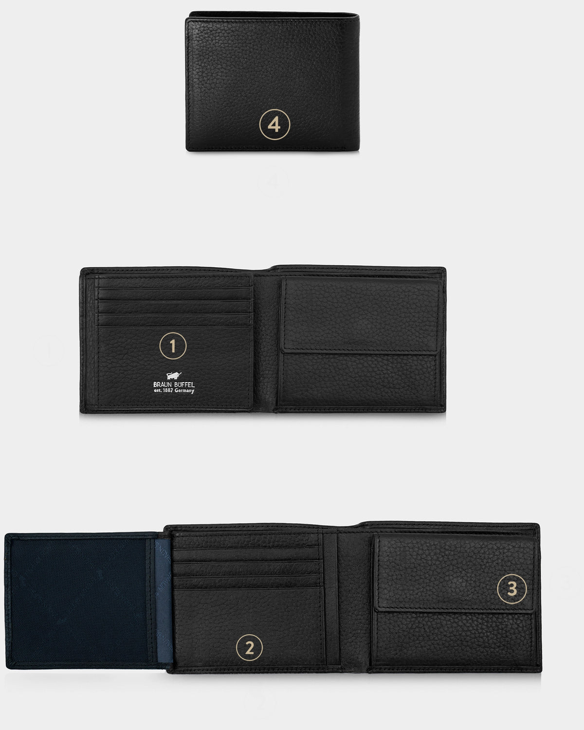 Personalisierungsbild THEO RFID Geldbörse 8CS schwarz