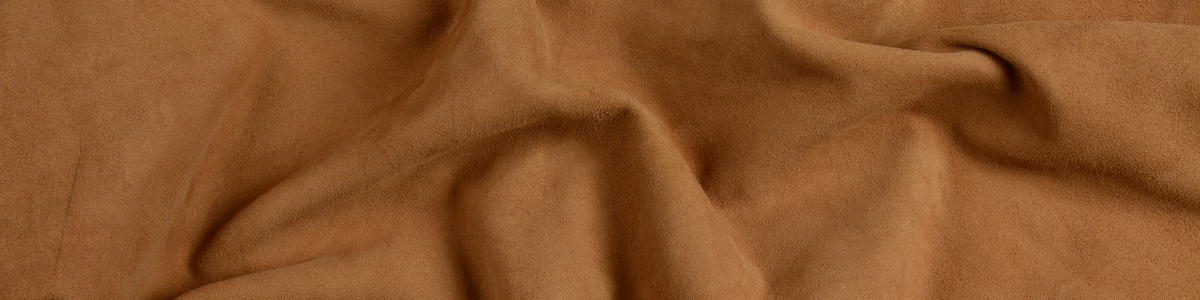Braunes Veloursleder