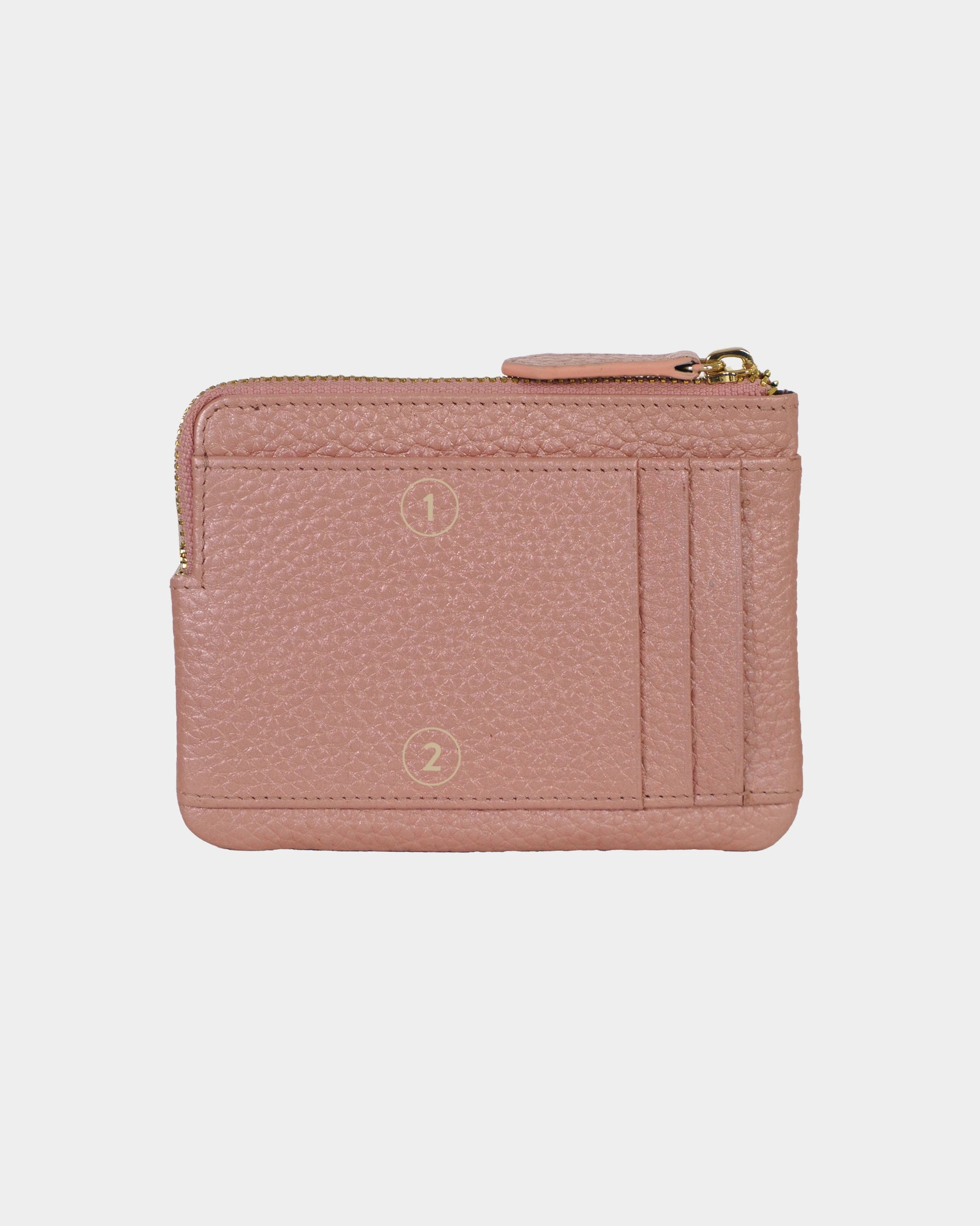 Personalisierung ALESSIA Geldbörse S 3+2CS coral