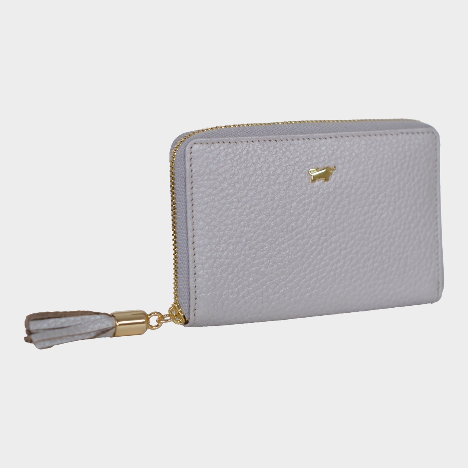 Schrägansicht ALESSIA RV-Geldbörse 4CS silver grey