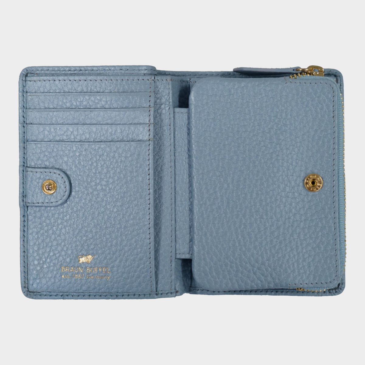 Innenansicht ALESSIA Mini Geldbörse 8CS ice blue