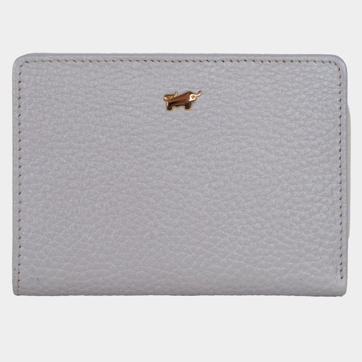Frontansicht ALESSIA Mini Geldbörse 8CS silver grey