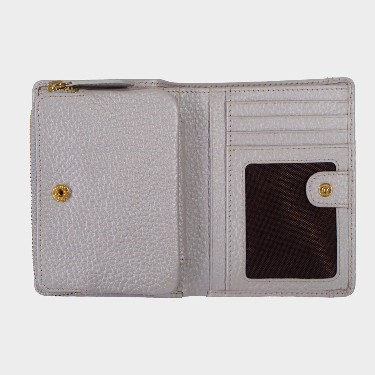Innenansicht ALESSIA Mini Geldbörse 8CS silver grey