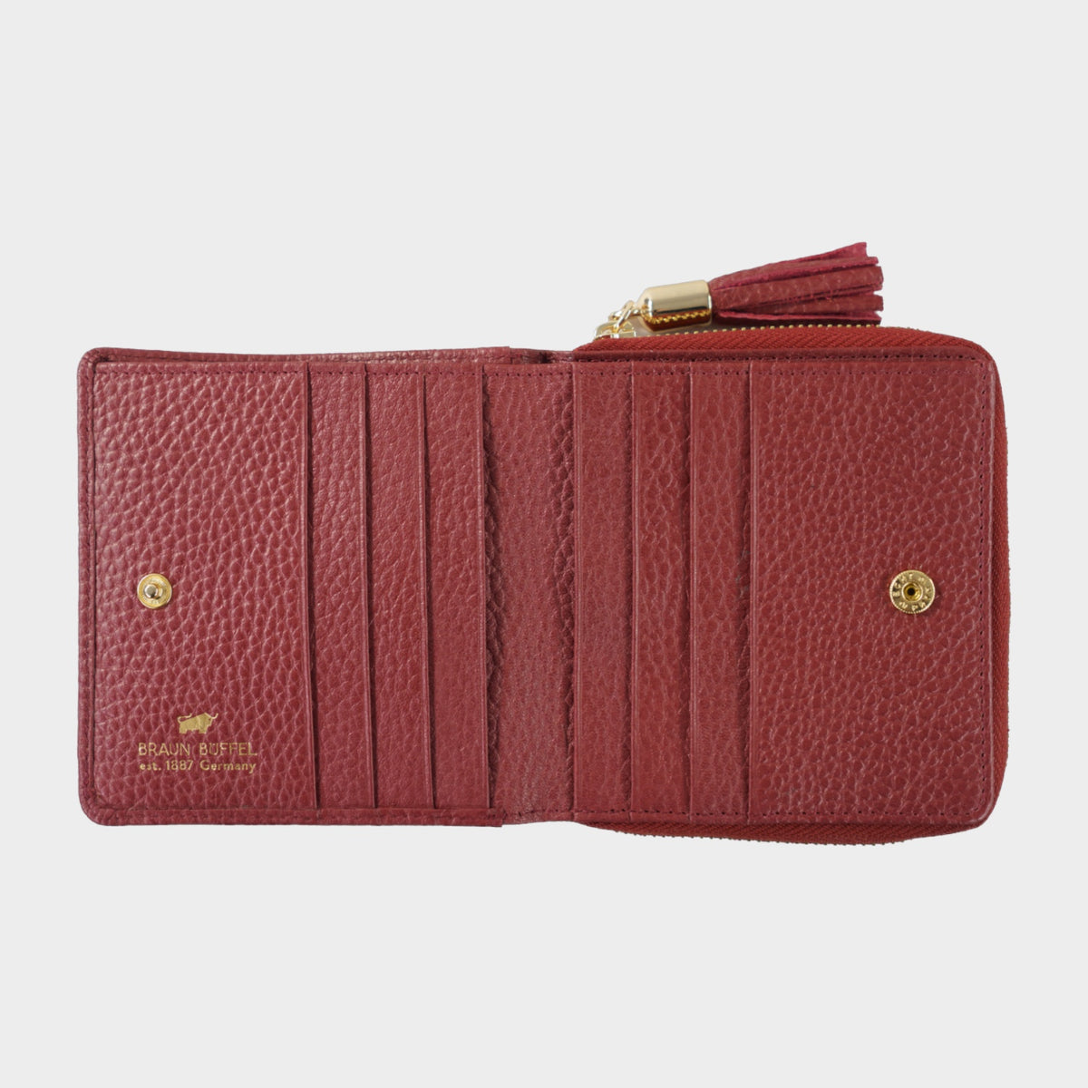 Innenansicht ALESSIA RV-Geldbörse S 6CS red dhalia