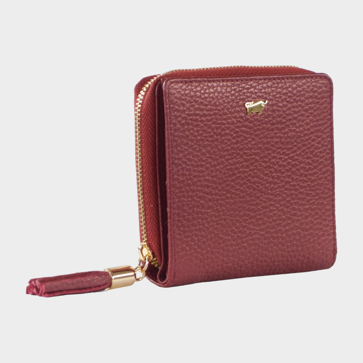 Schrägansicht ALESSIA RV-Geldbörse S 6CS red dhalia
