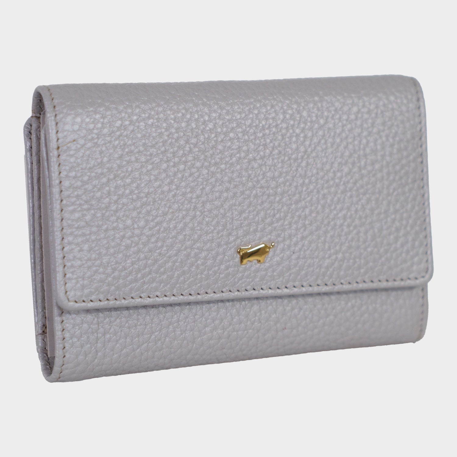 Schrägansicht ALESSIA Geldbörse M 15CS silver grey