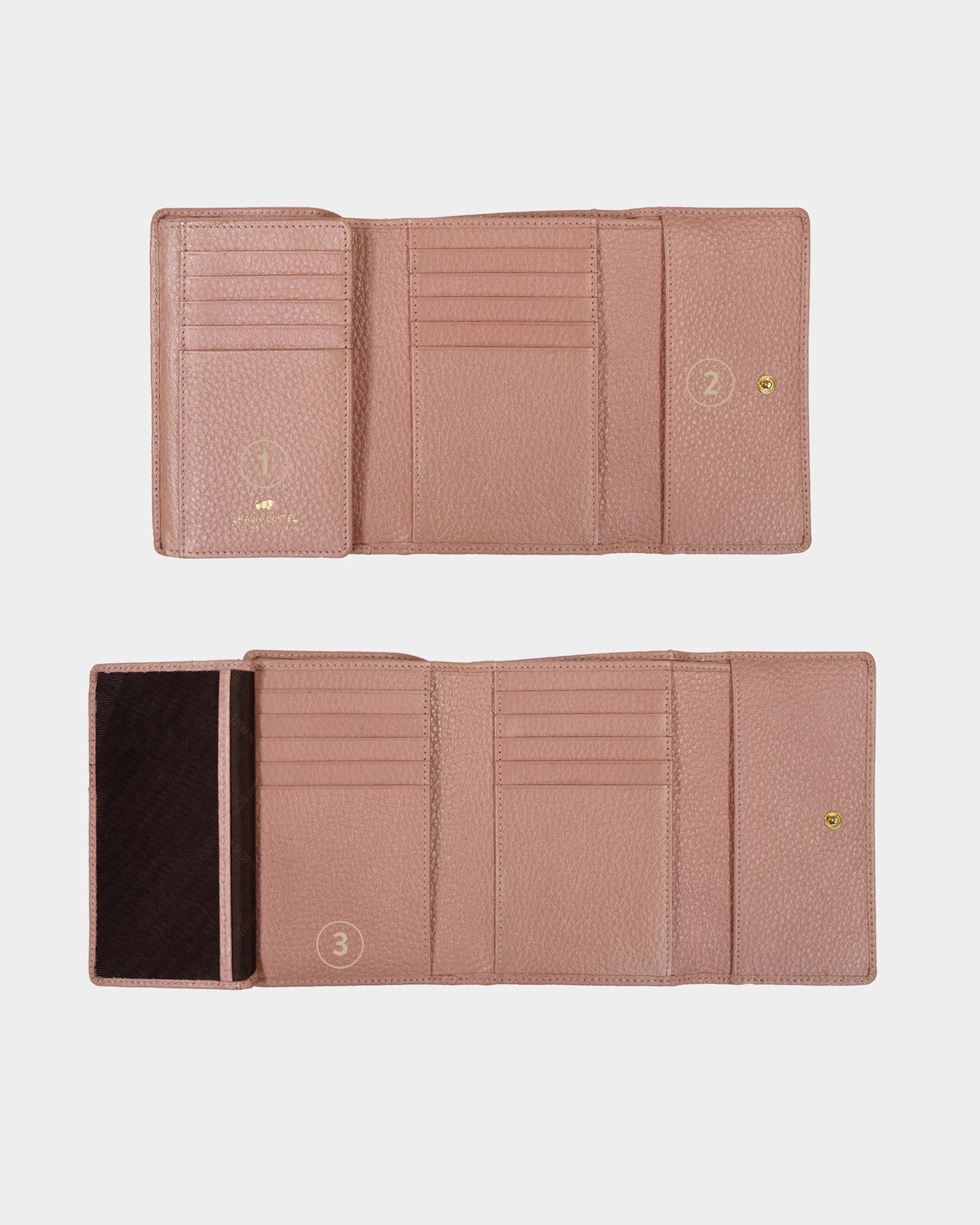 Personalisierung ALESSIA Geldbörse M 15CS coral