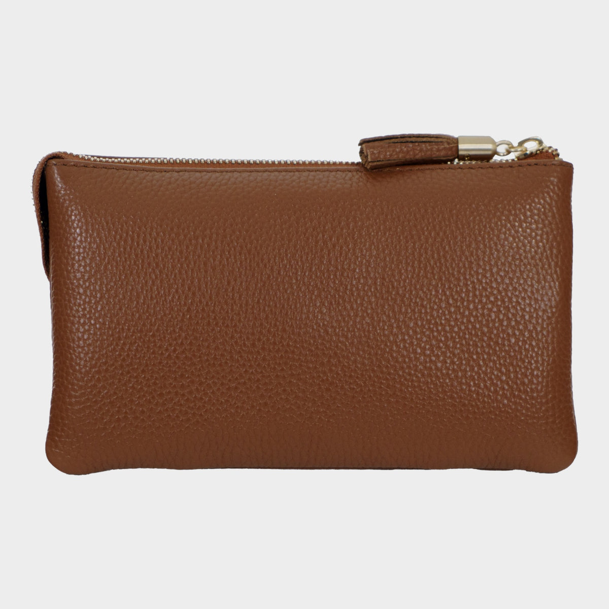 Rückansicht HANNA Umhängetasche saddle brown
