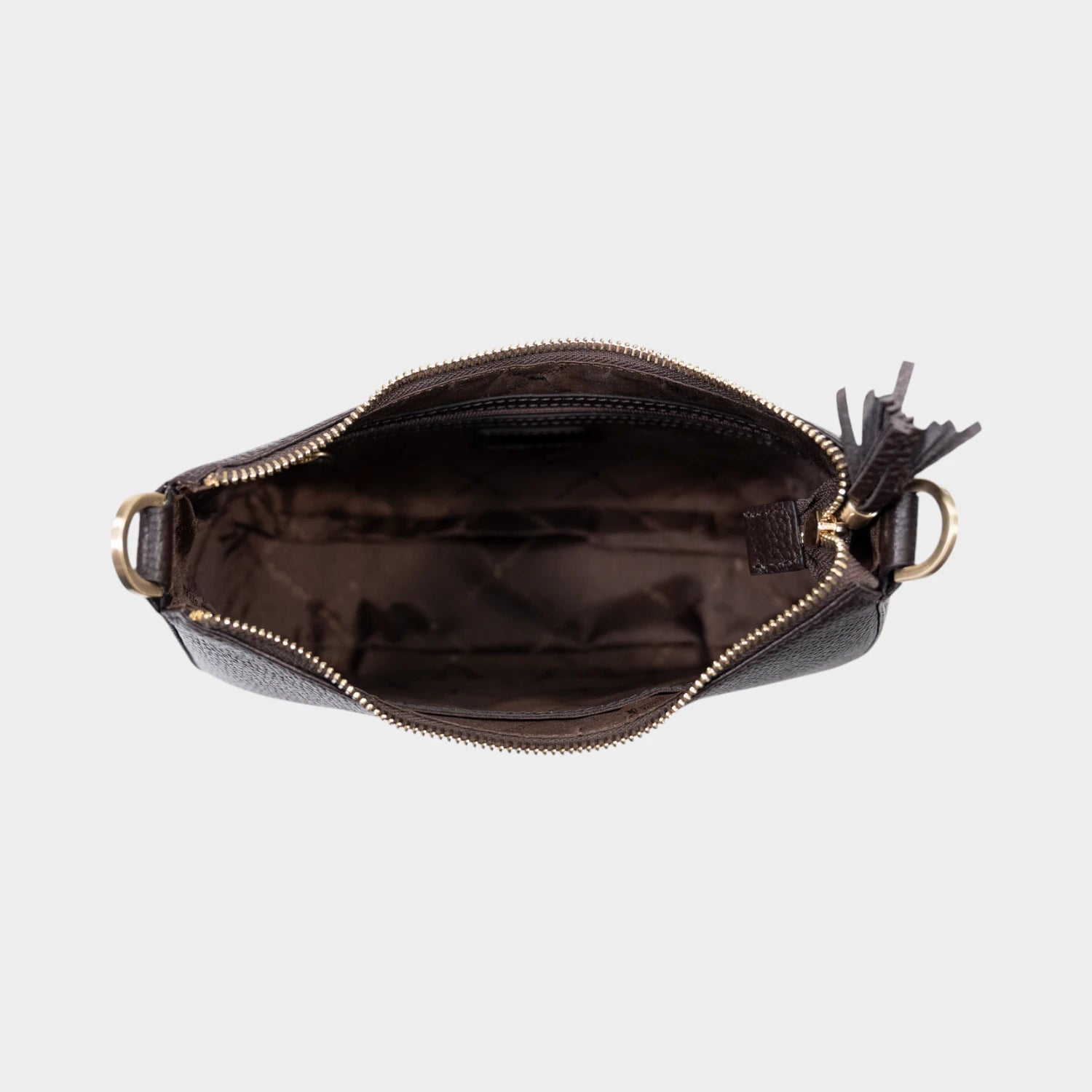 Innenansicht HANNA Mini Bag espresso