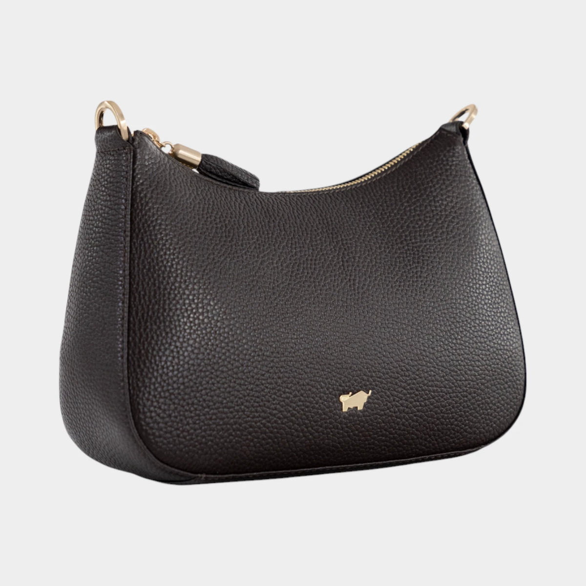Schrägansicht HANNA Mini Bag espresso