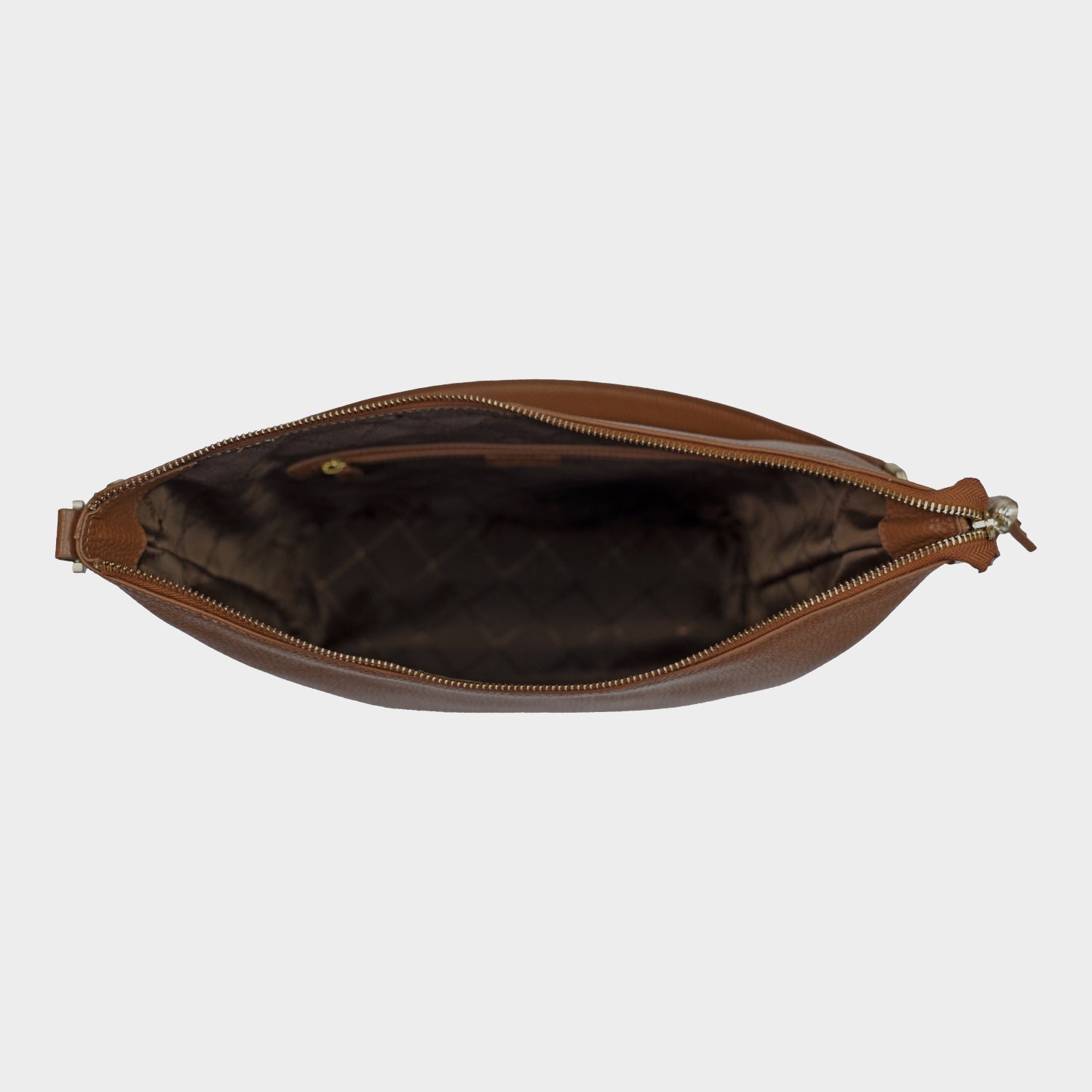 Innenansicht HANNA Hobo Bag M saddle brown