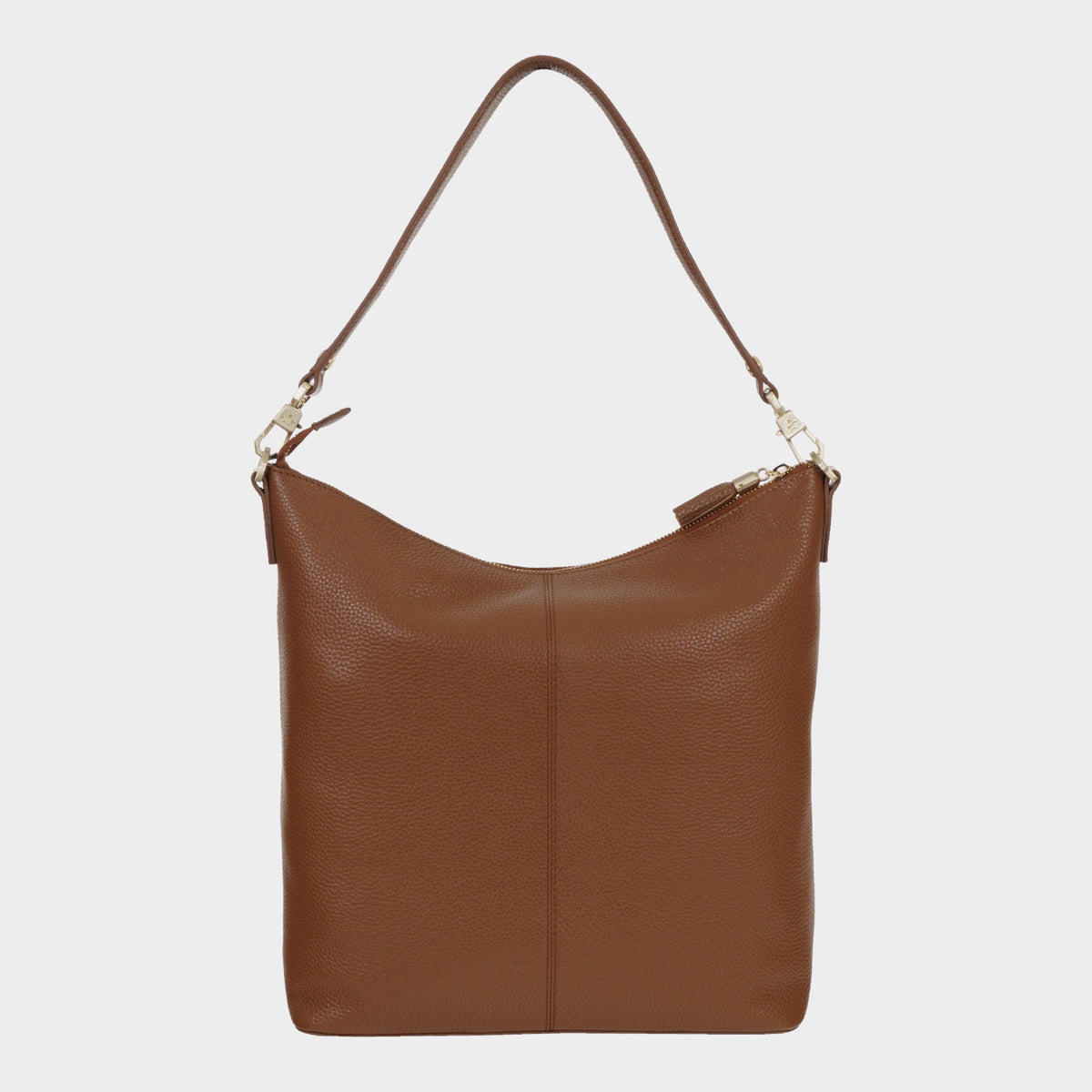 Rückansicht HANNA Hobo Bag M saddle brown