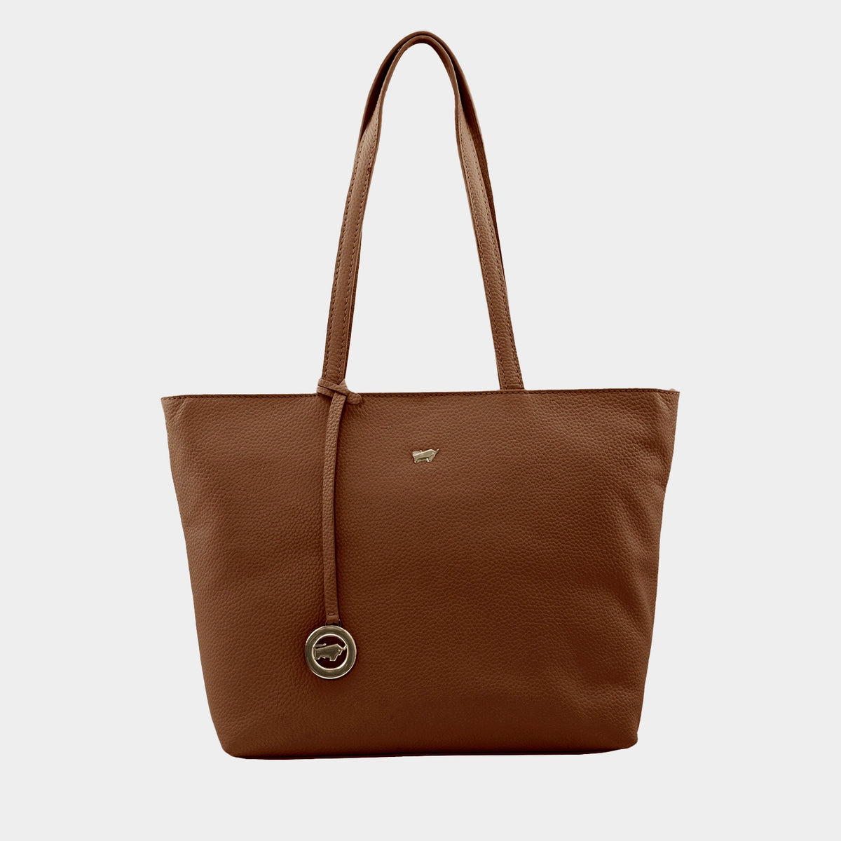 Frontansicht HANNA Shopper S saddle brown