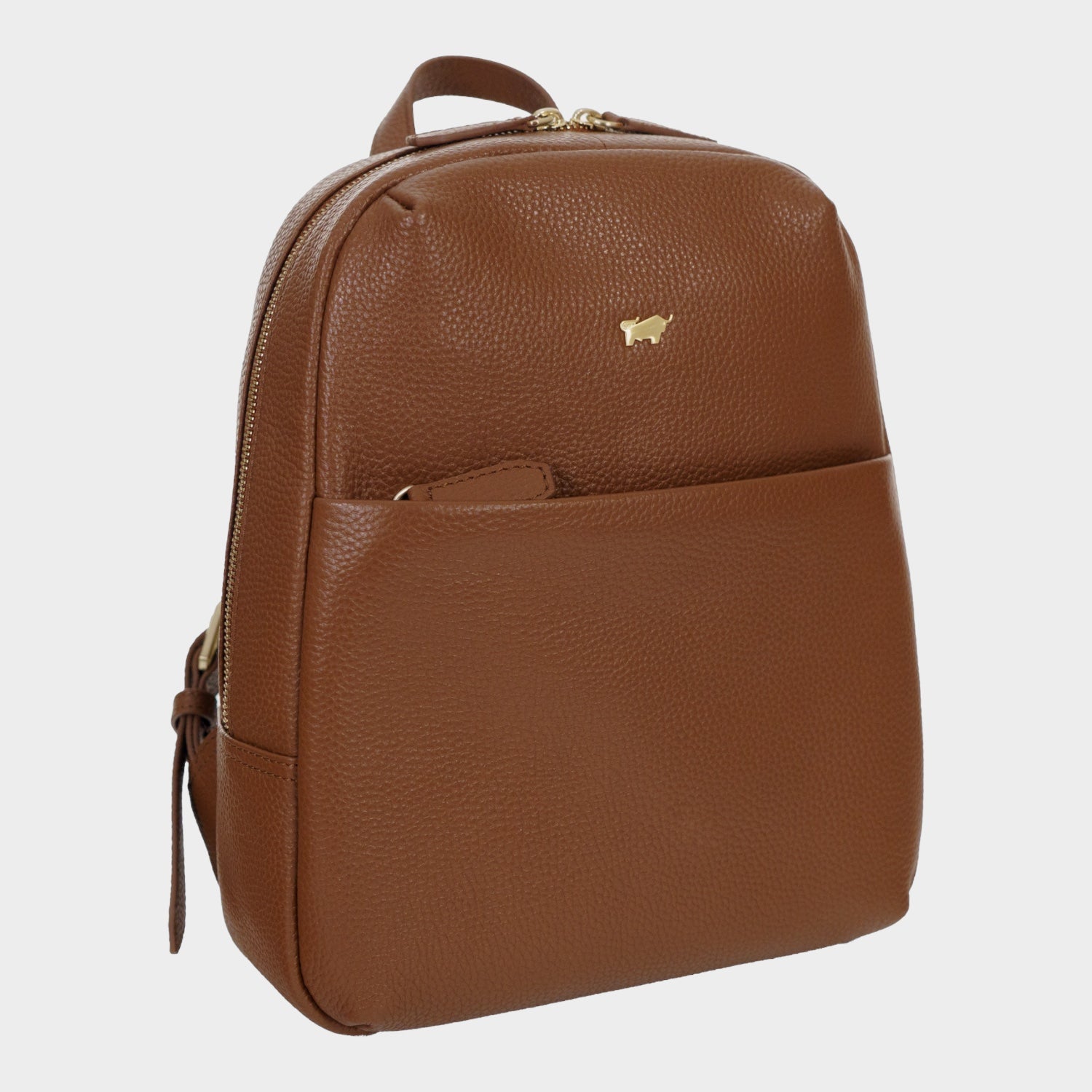 Schrägansicht HANNA Rucksack S saddle brown