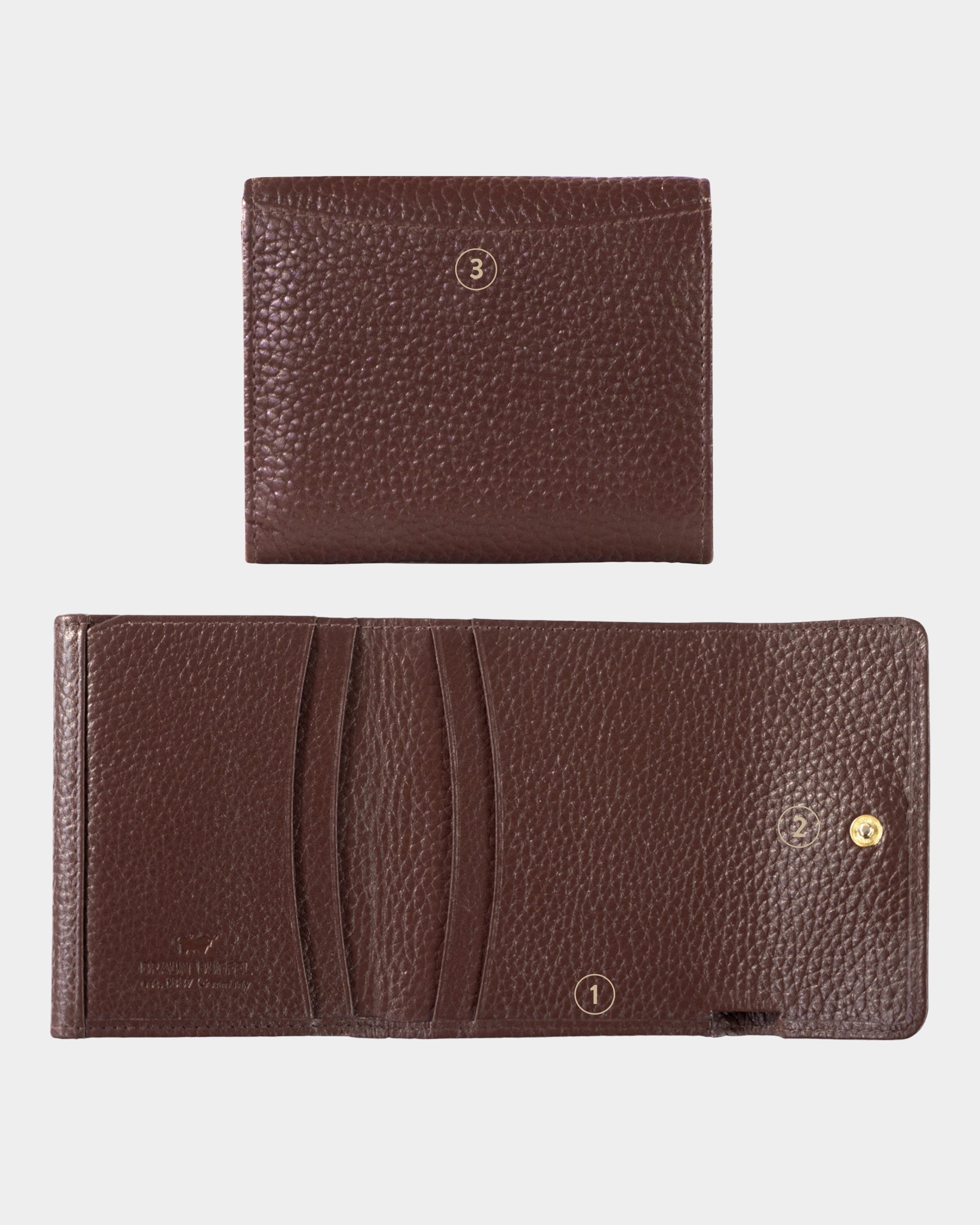 Personalisierungsbild HANNA RFID Geldbörse 5CS dark brown