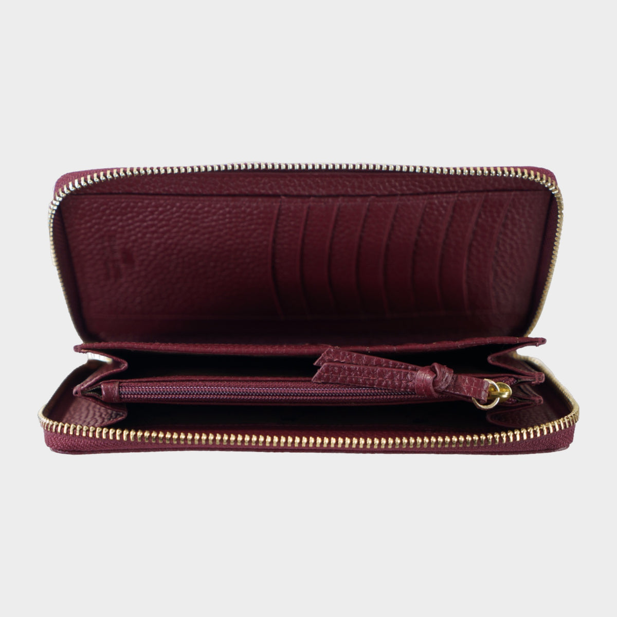 Innenansicht HANNA RFID RV Geldbörse 16CS dark wine