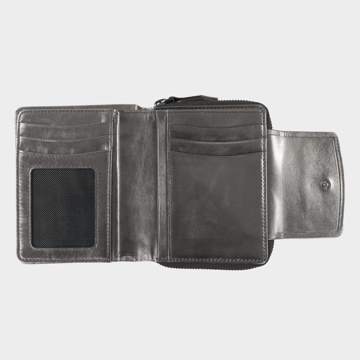 Innenansicht RUBY RFID RV-Geldbörse M 8CS silver