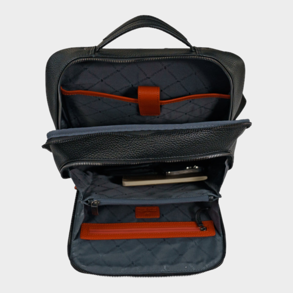 Innenansicht NOVARA Rucksack schwarz