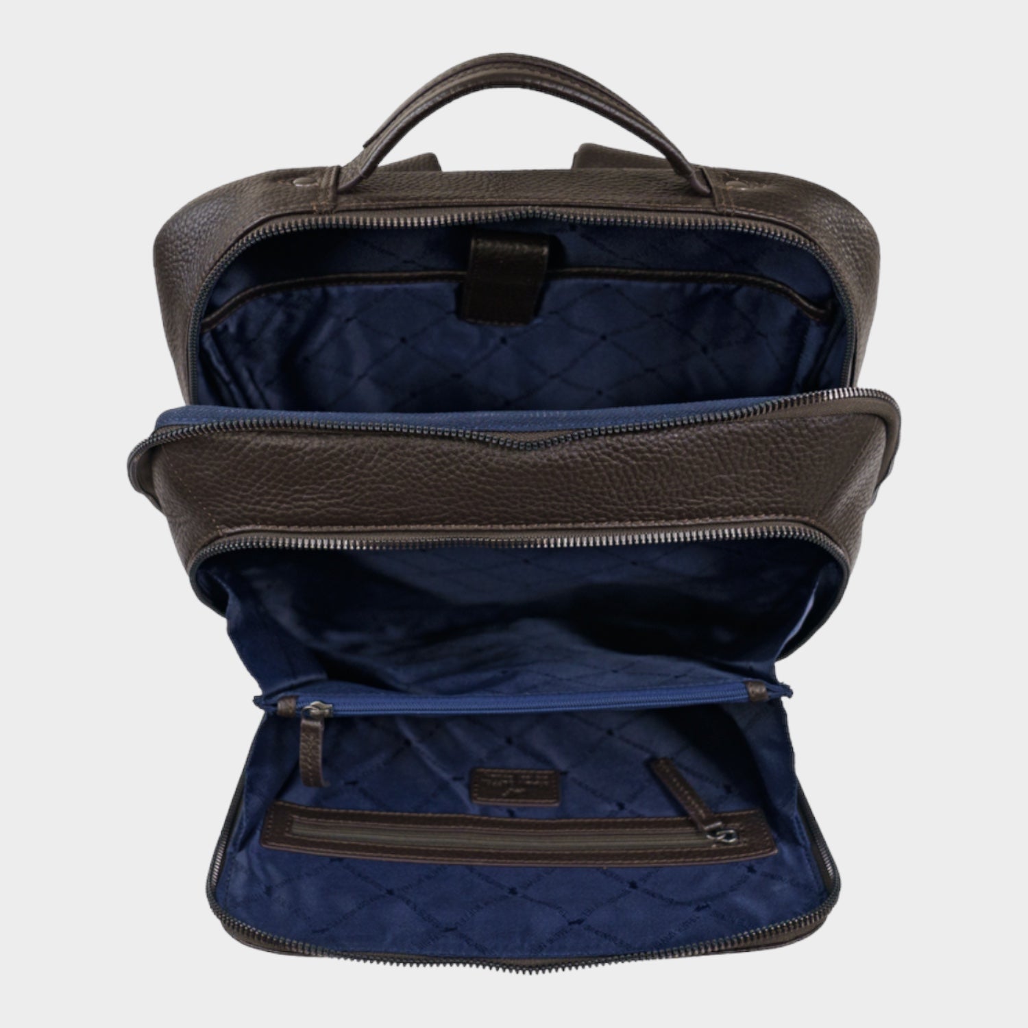 Innenansicht NOVARA Rucksack braun