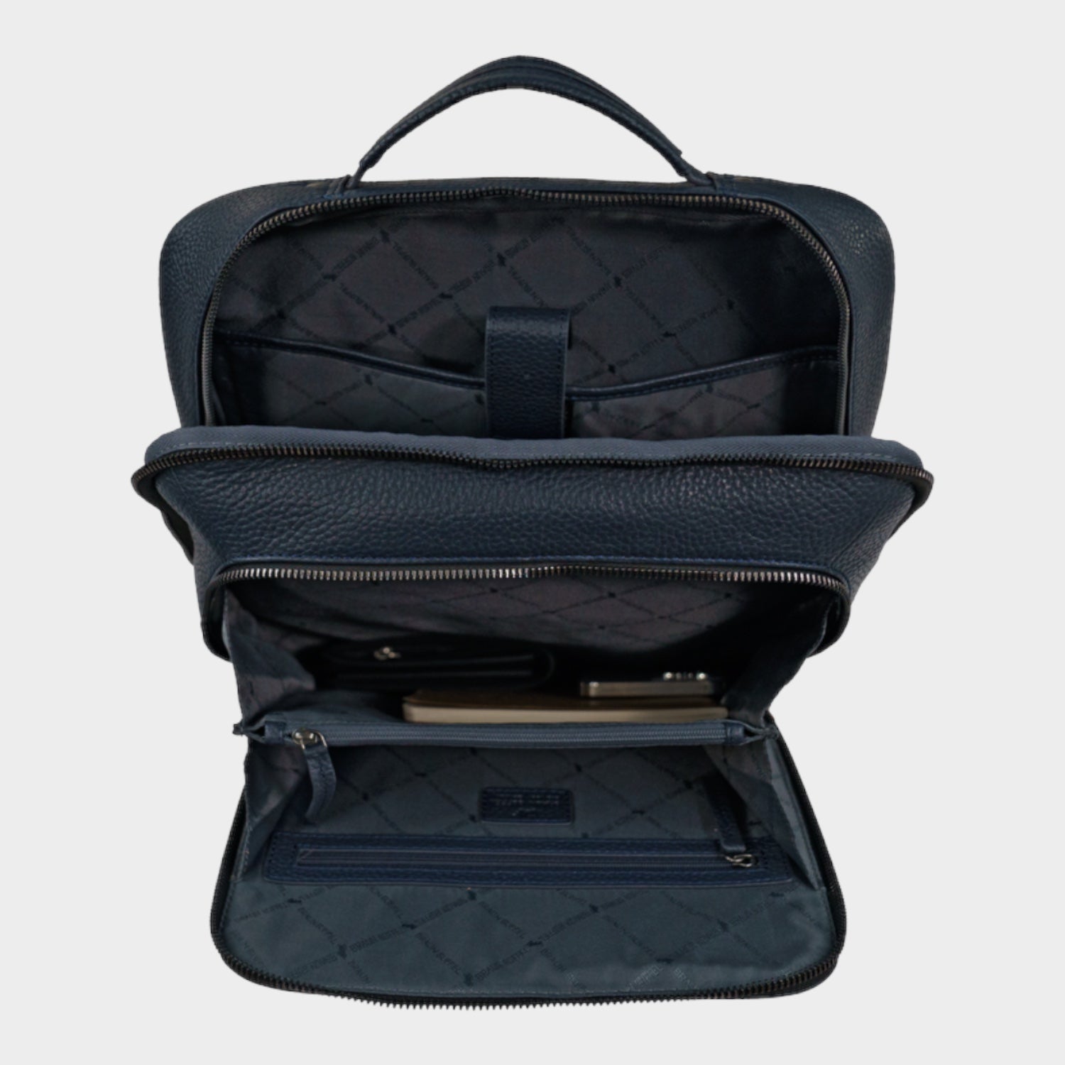 Innenansicht NOVARA Rucksack dunkelblau