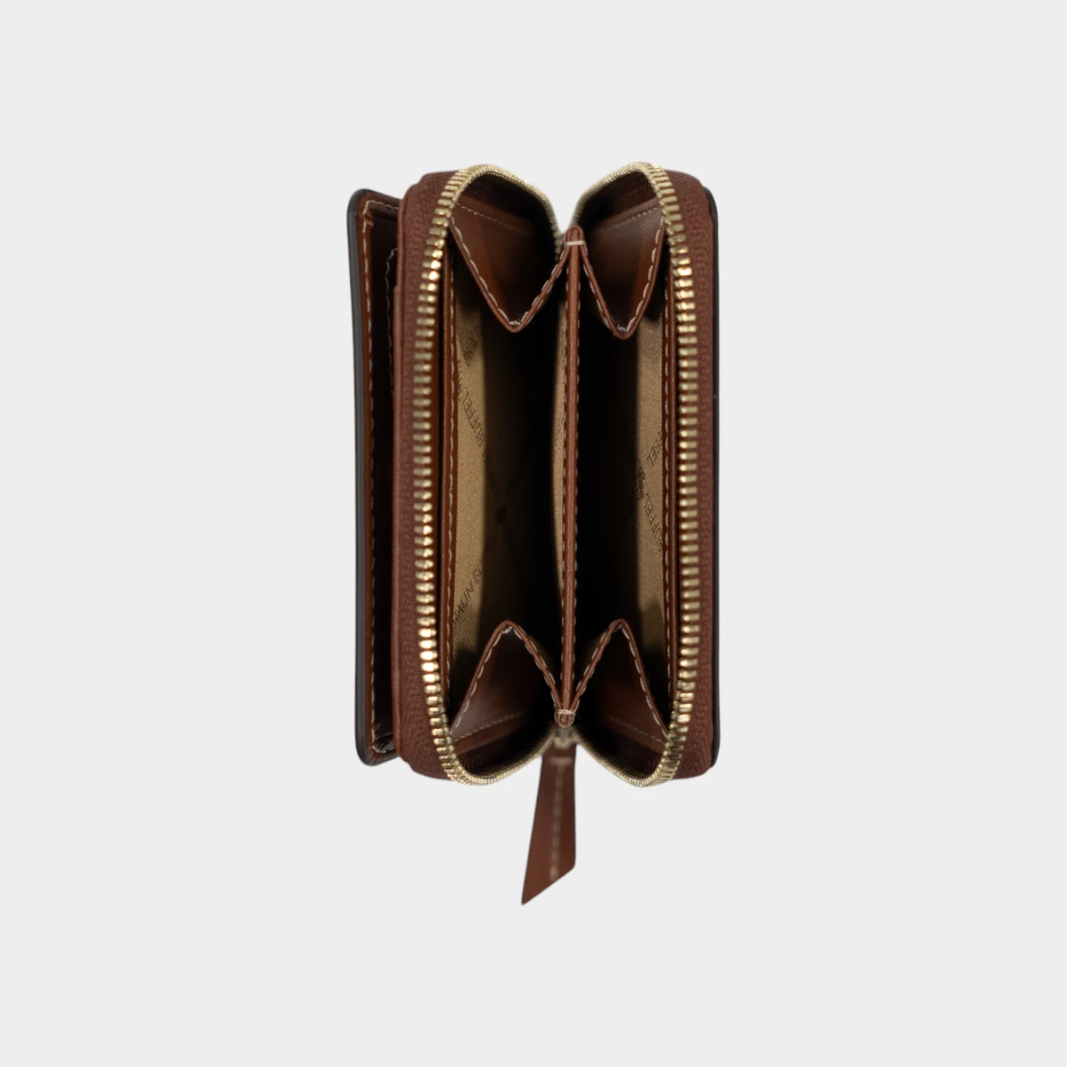 Innenansicht ALICE Mini RV-Geldbörse 5CS cognac