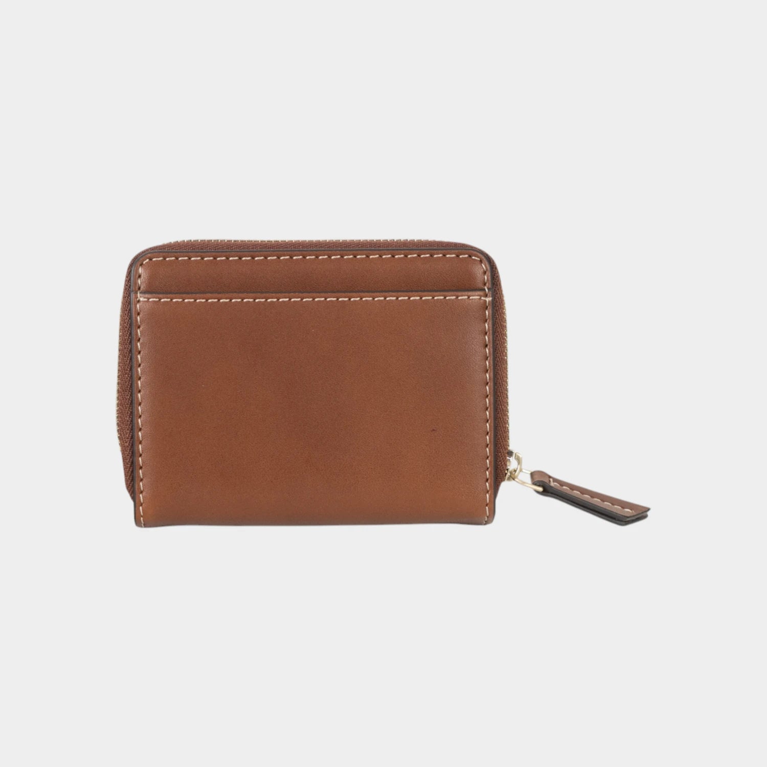 Rückansicht ALICE Mini RV-Geldbörse 5CS cognac
