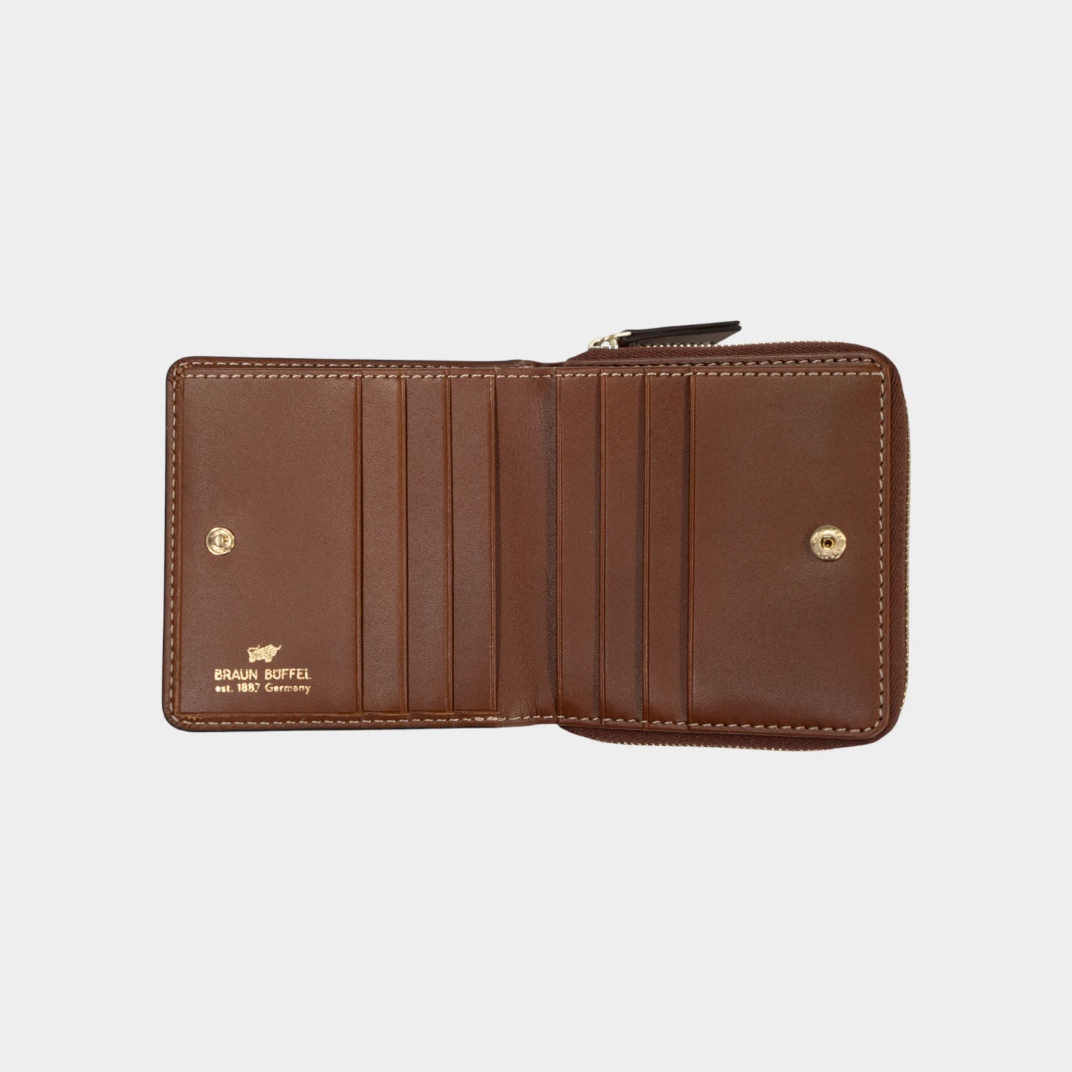 Innenansicht ALICE RV-Geldbörse S 6CS cognac