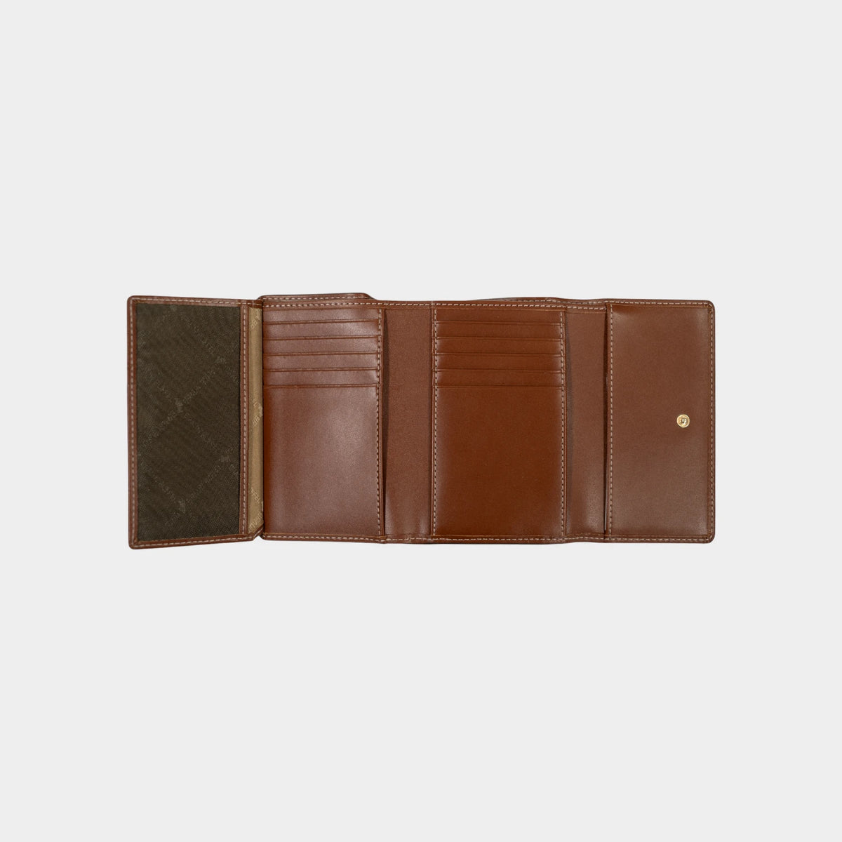 Innenansicht ALICE Geldbörse M 15CS cognac