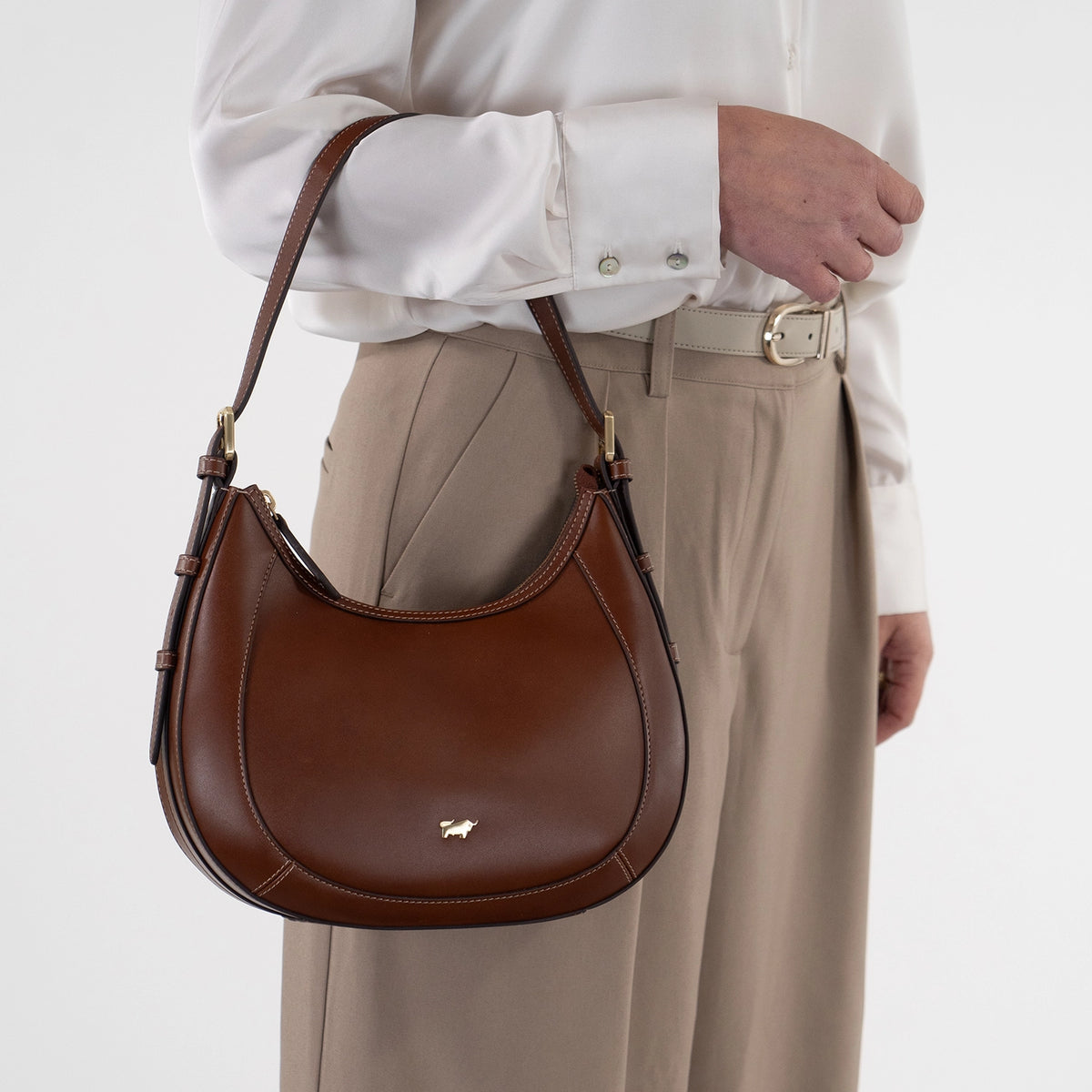  ALICE Hobo Bag S cognac