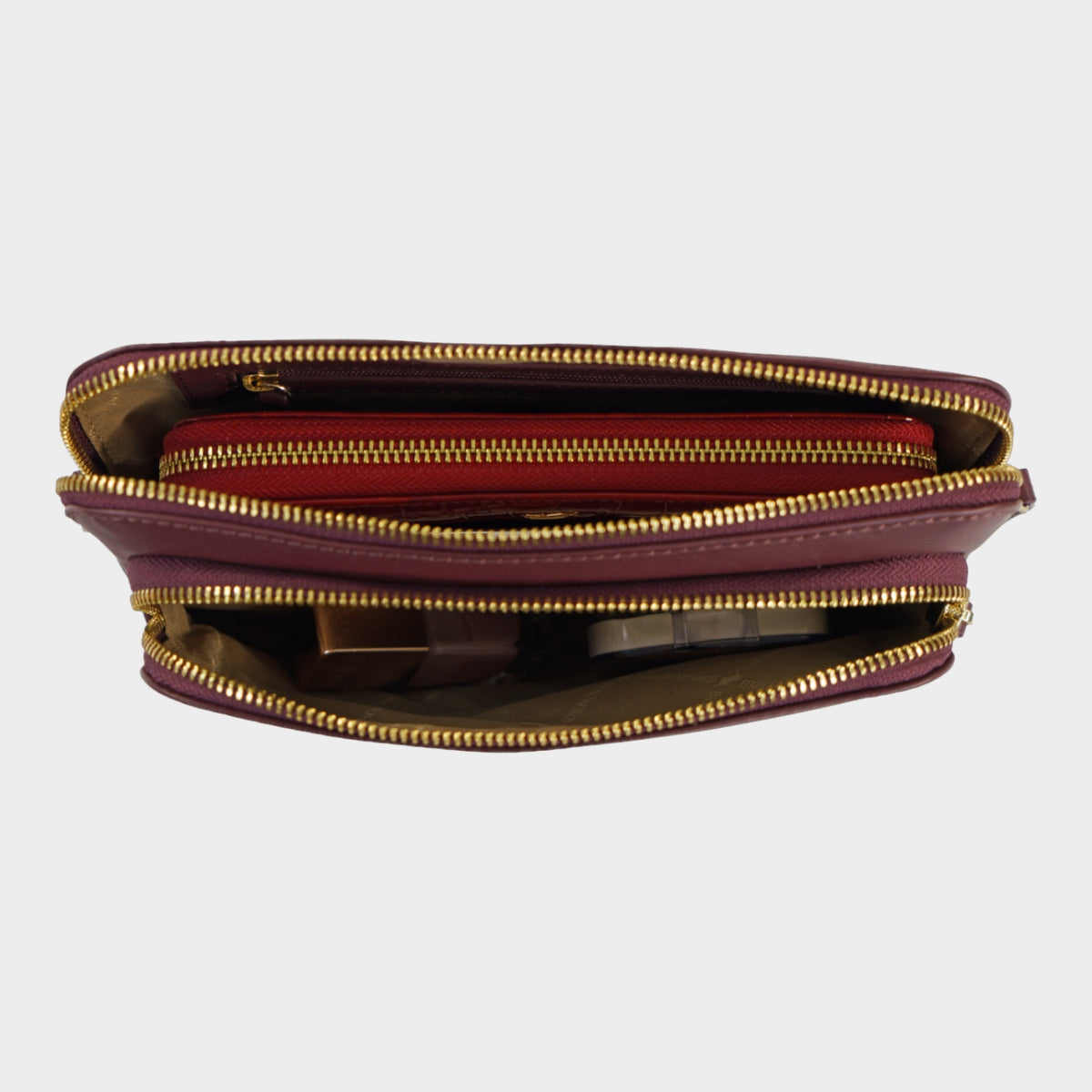 Innenansicht LOTTA Cross Body Bag tawny port