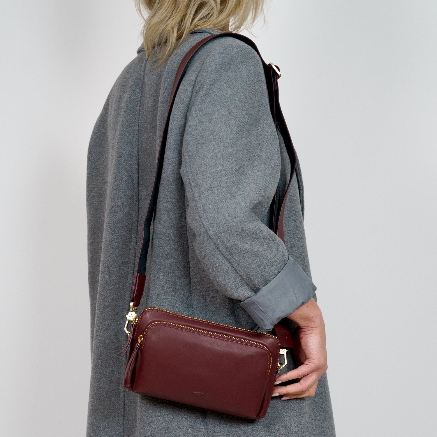 Keyfeature LOTTA Cross Body Bag tawny port