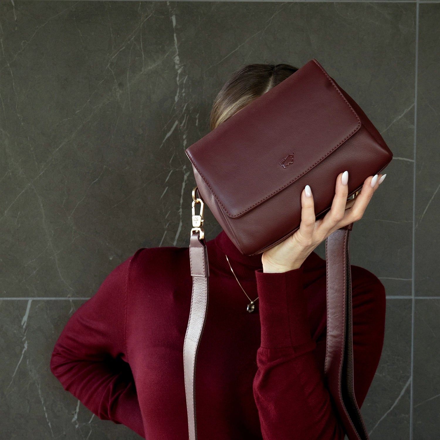 Keyfeature LOTTA Umhängetasche XS tawny port