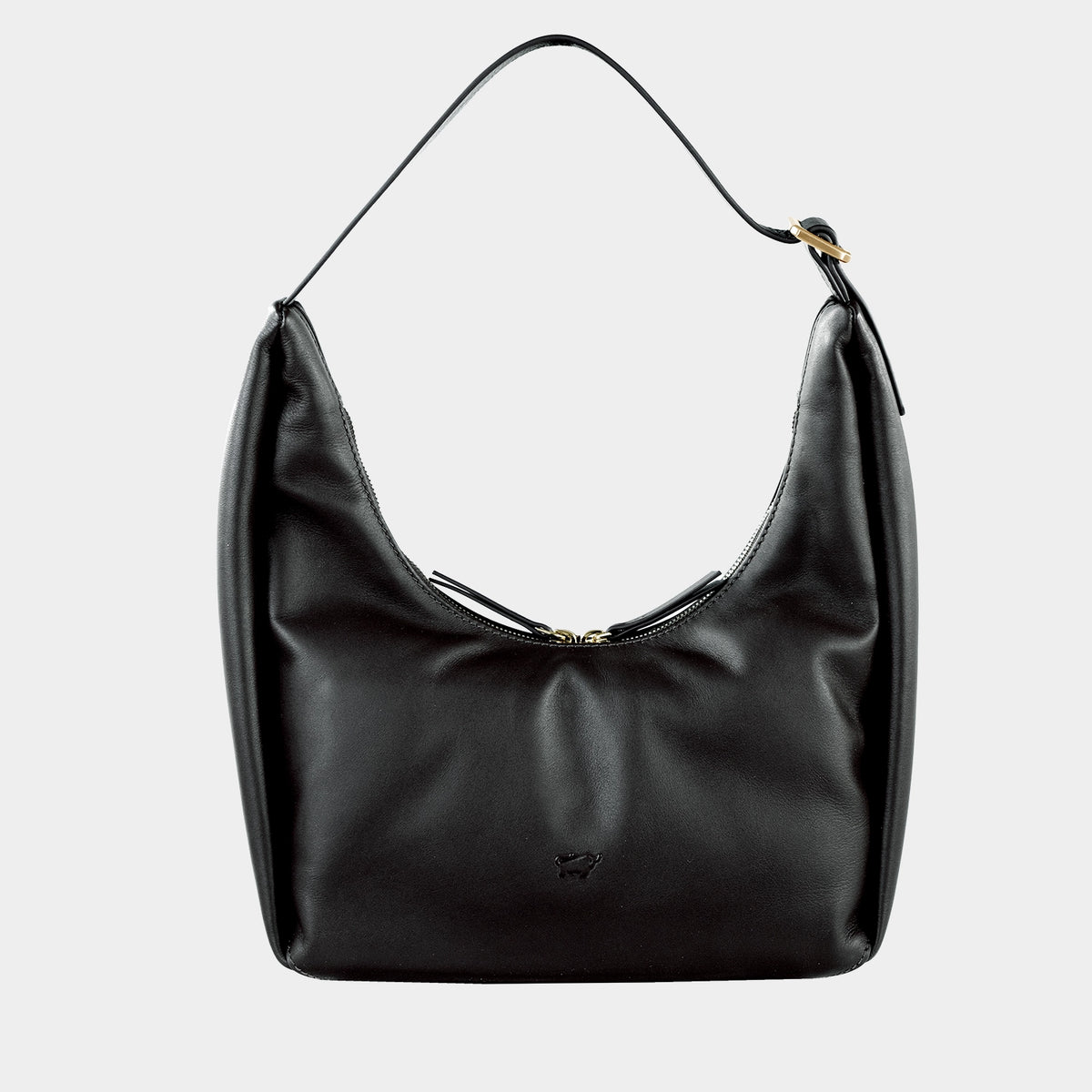 Frontansicht LOTTA Hobo Bag S schwarz