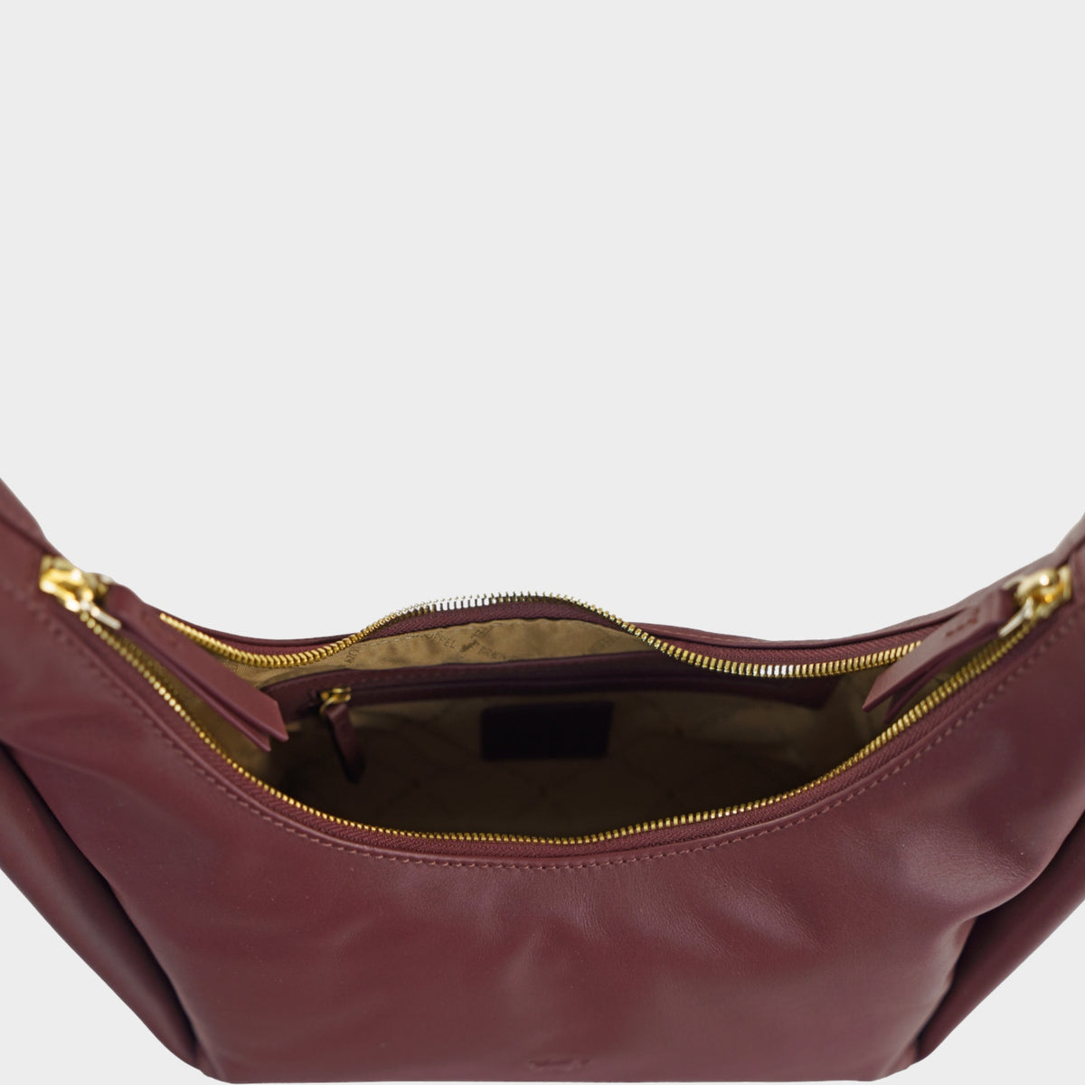 Innenansicht LOTTA Hobo Bag S tawny port