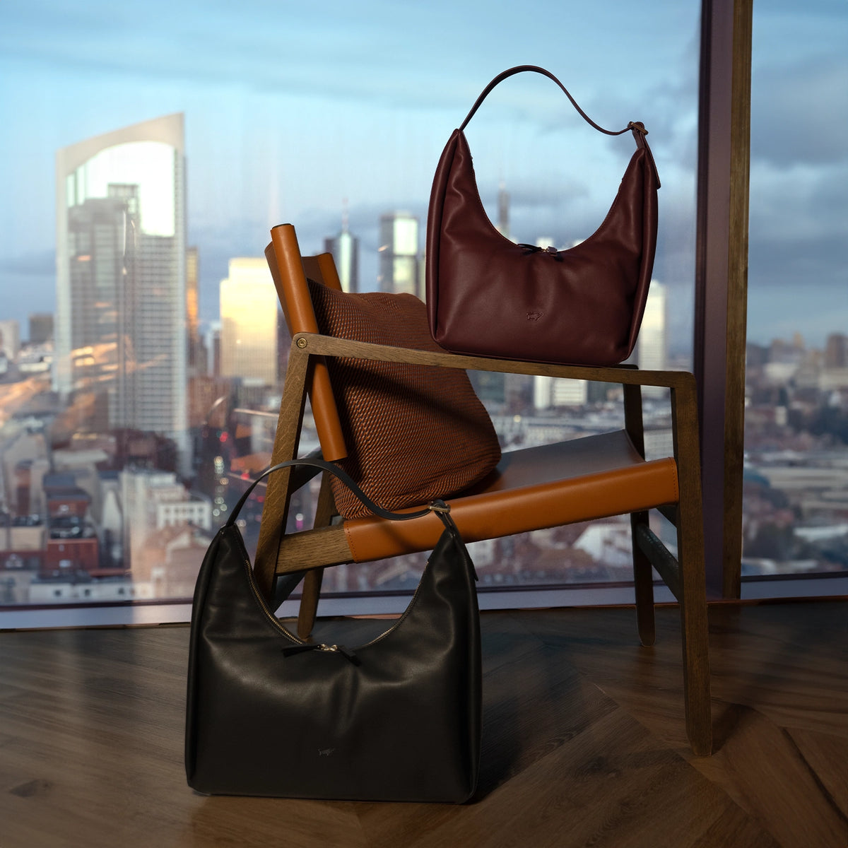 Keyfeature LOTTA Hobo Bag S tawny port