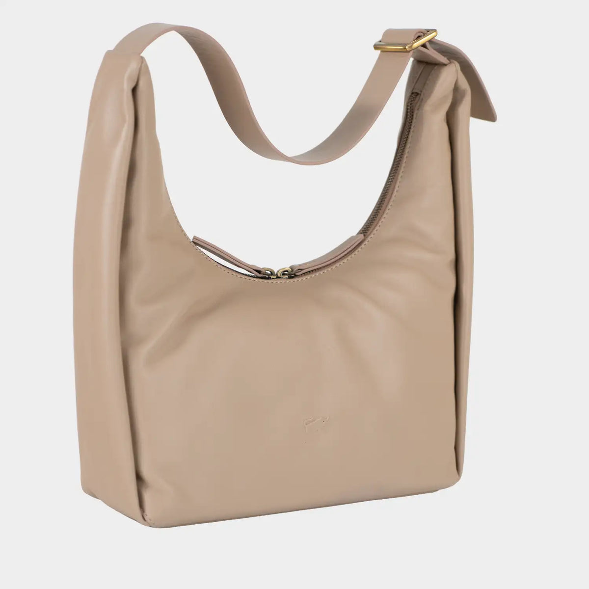 Schrägansicht LOTTA Hobo Bag S sand