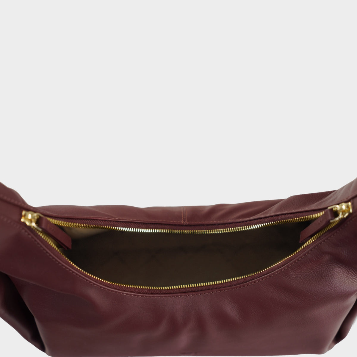 Innenansicht LOTTA Hobo Bag L tawny port