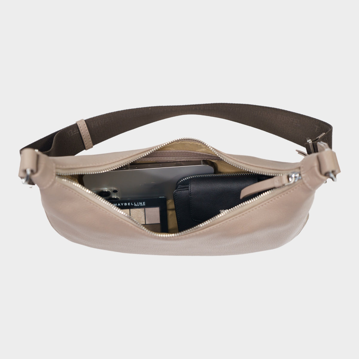 Innenansicht LIV Hobo Bag S taupe