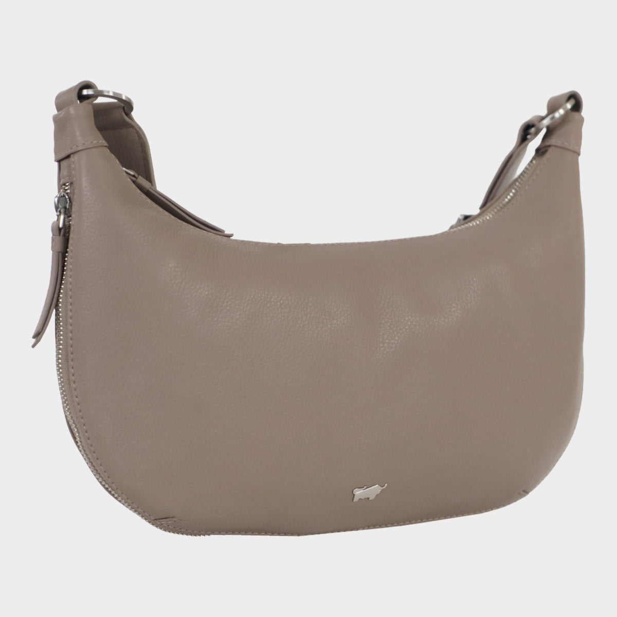 Schrägansicht LIV Hobo Bag S taupe