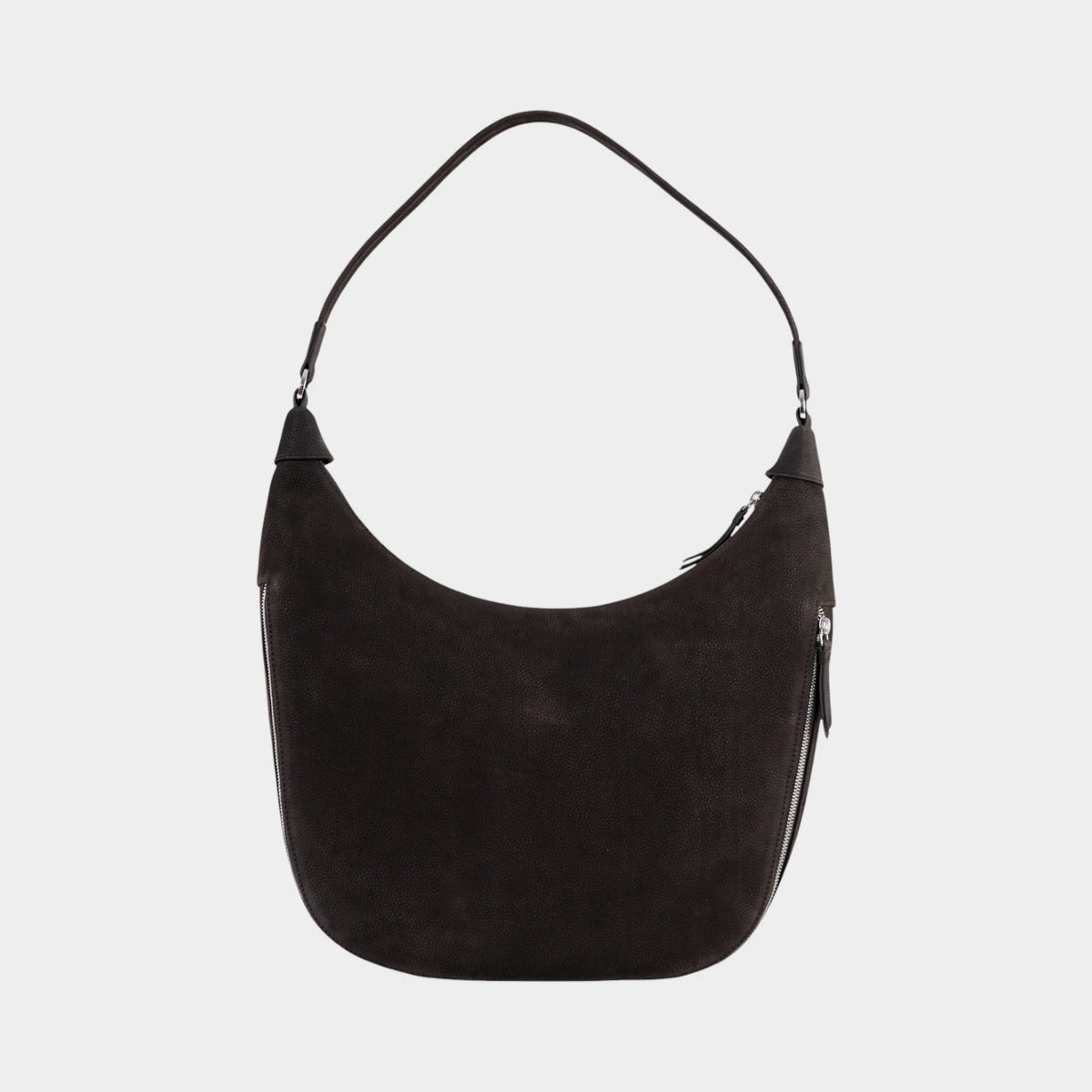 Rückansicht LIV VELVET Hobo Bag M braun