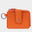 Frontansicht JOY RFID Kartenbörse mit Schlüsselring 12CS flashy orange