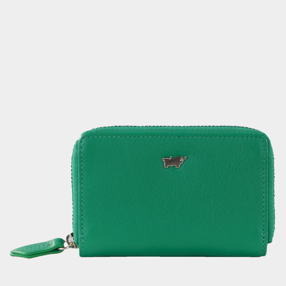Frontansicht JOY RFID RV Mini Geldbörse fern green