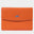 Frontansicht JOY RFID Mini Geldbörse slim 3CS flashy orange