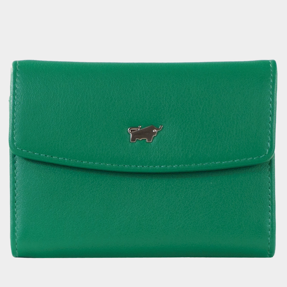 Frontansicht JOY RFID Mini Geldbörse slim 3CS fern green